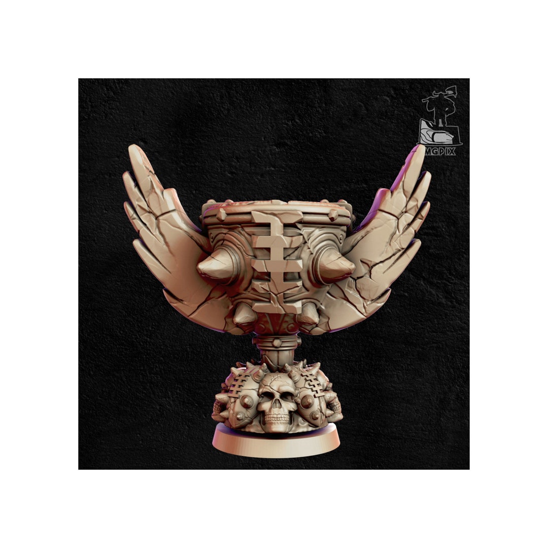 Championship Trophy Blood Bowl Compatible High Res Resin Print 