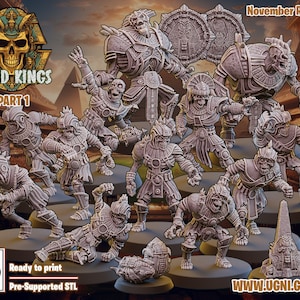 Sand Kings - Skeleton - Fantasy Football Team - UGNI Miniatures