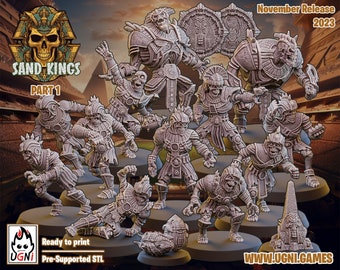 Sand Kings - Skeleton - Fantasy Football Team - UGNI Miniatures