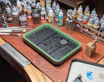 Ultimate Dry Brush Palette for The Army Painter Wet Palette - Fantasy Edition - Textured Tool for Miniature Painting & Wargamers