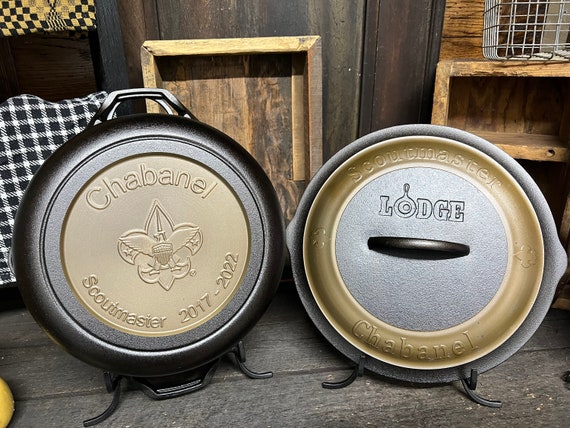 Custom Lodge® 5 Qt Cast Iron Double Dutch Oven - USimprints