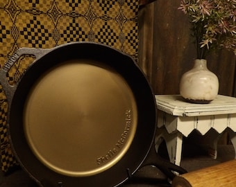 10.25" Personalized CNC machined Smooth Cast Iron Skillet