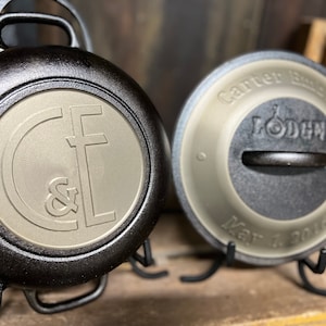 2 Quart Cast Iron Dutch Oven personalized