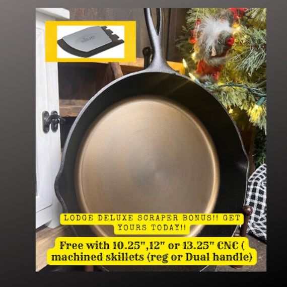 13.25 CNC Machined Smooth Cast Iron Skilletfree Lodge Deluxe