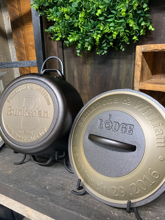 5-quart Cast Iron Dutch Oven Customized 