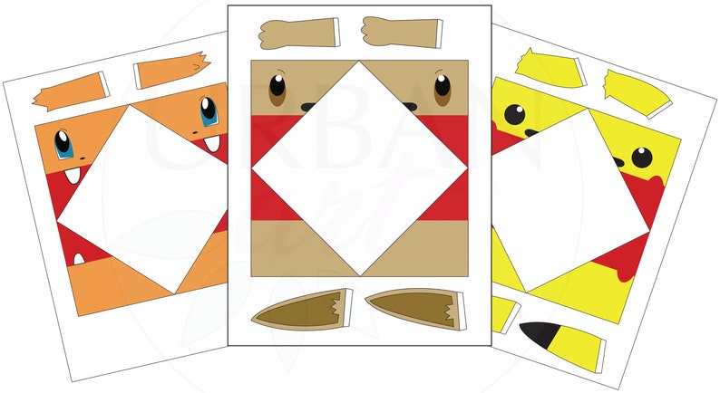 Pokemon Cootie Catcher Project for Kids - Etsy