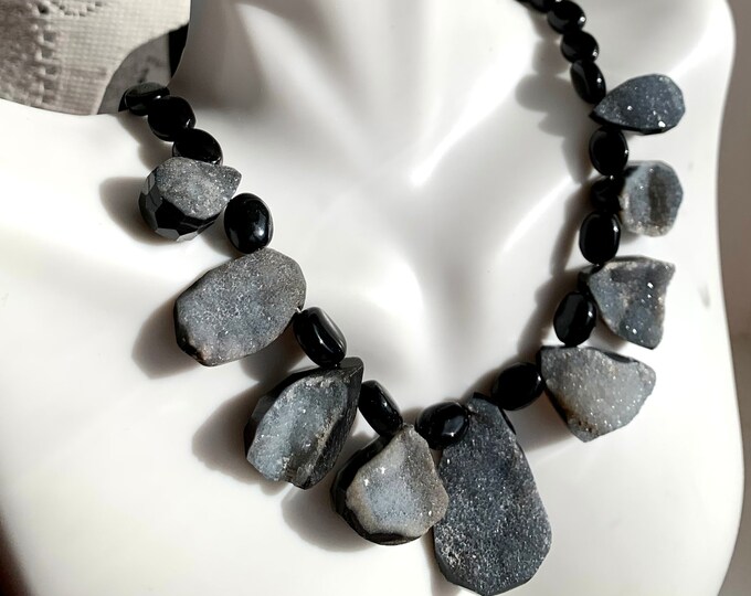 Isabella Druzy & Black Onyx Set