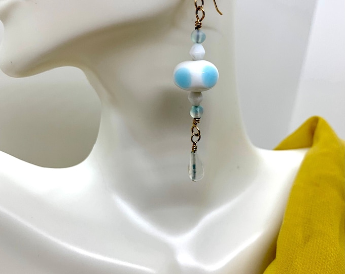 Sabine Lampworked Glass Earrings