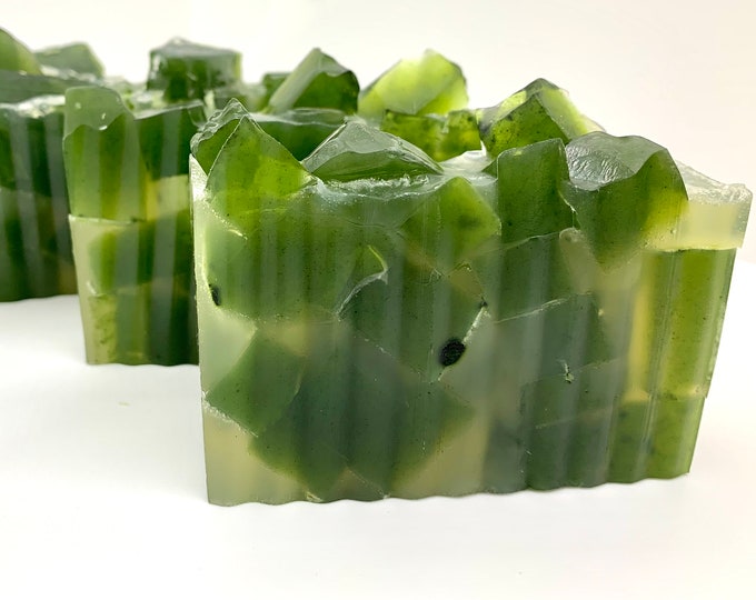 Moss Agate Gem Soap