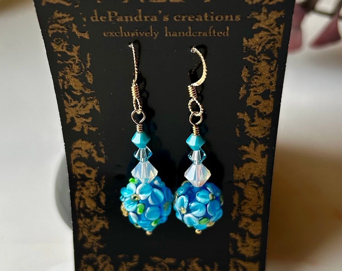 Lampworked Glass Earrings