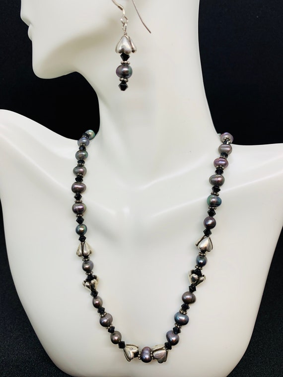 Aphrodite Black Pearl Set