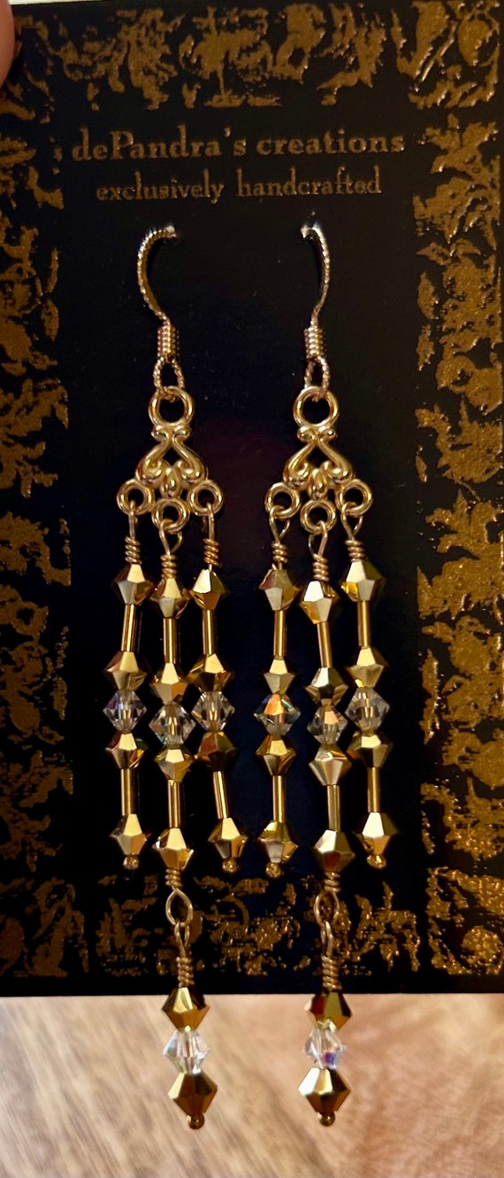 Phoebe’s Austrian Crystal Dance the Night Away Earrings
