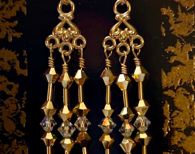 Phoebe’s Austrian Crystal Dance the Night Away Earrings