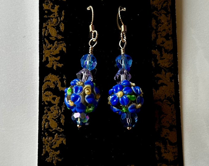 Lampworked Glass Earrings
