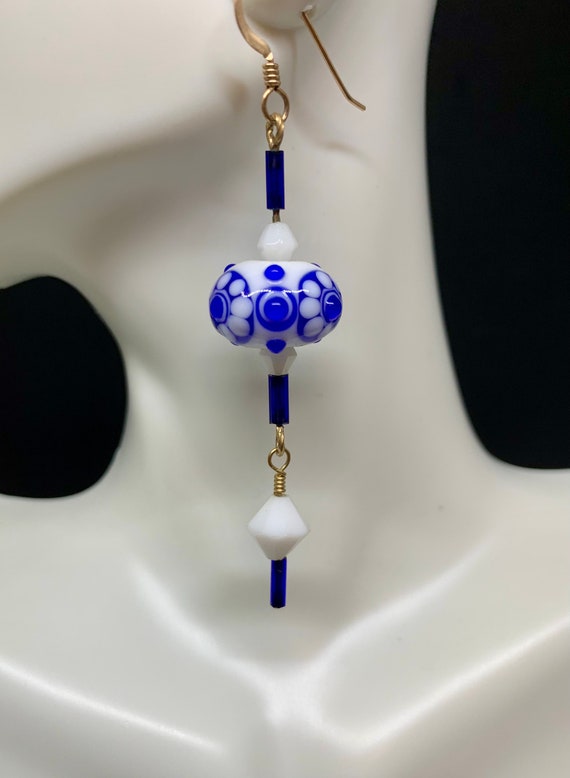 Gabrielle Lampworked Glass Earrings