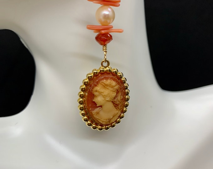 Alice Cameo Dangle Earrings