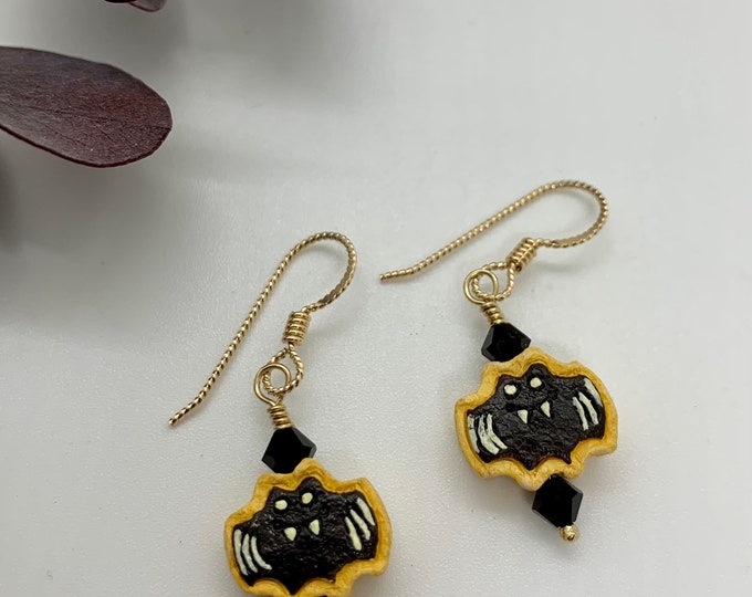 Hand Painted Clay Earrings