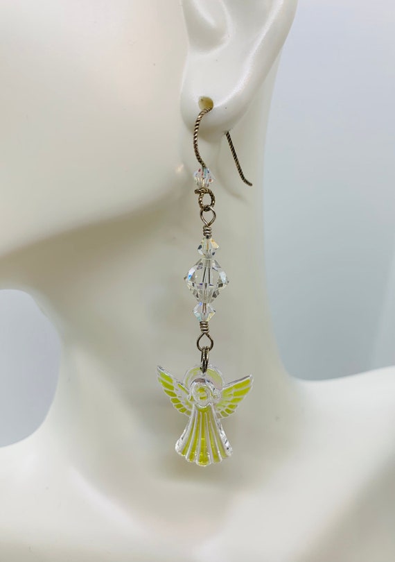 Angel Austrian Crystal Earrings