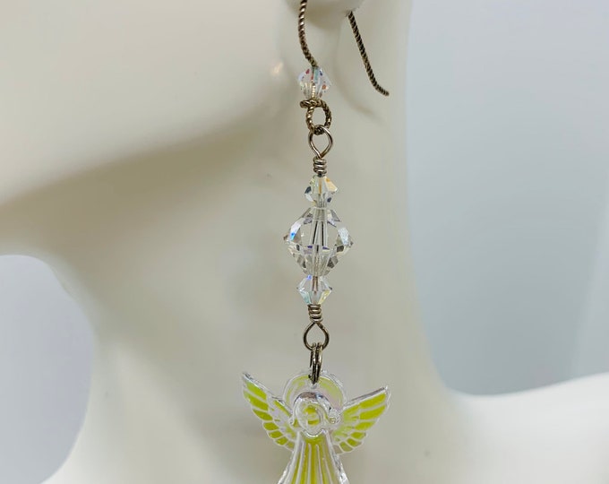 Angel Austrian Crystal Earrings