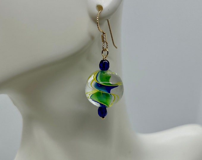 Gretchen’s  Austrian Crystal & Glass Bead Earrings