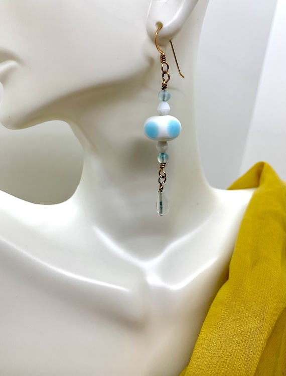 Sabine Lampworked Glass Earrings
