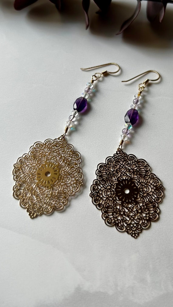 Sarah’s Amethyst Earrings