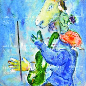 Marc Chagall Spring wall art masterpiece print high resolution fine art reproduction home wall decoration