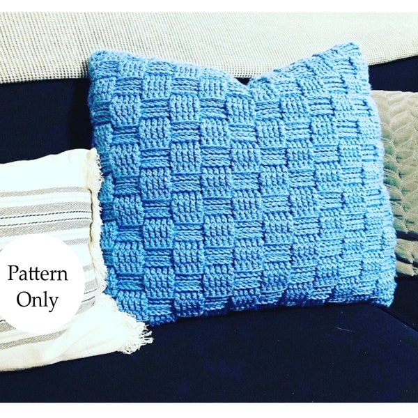 Crochet Pillow Sham Etsy