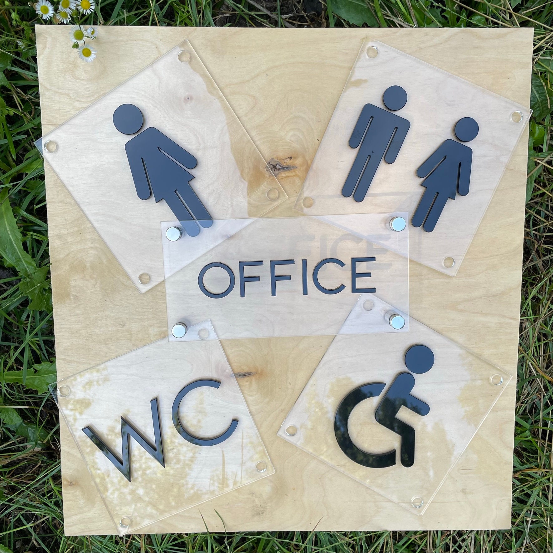 Office Door Sign Door Name Plate Custom Plaque Address Plaque - Etsy