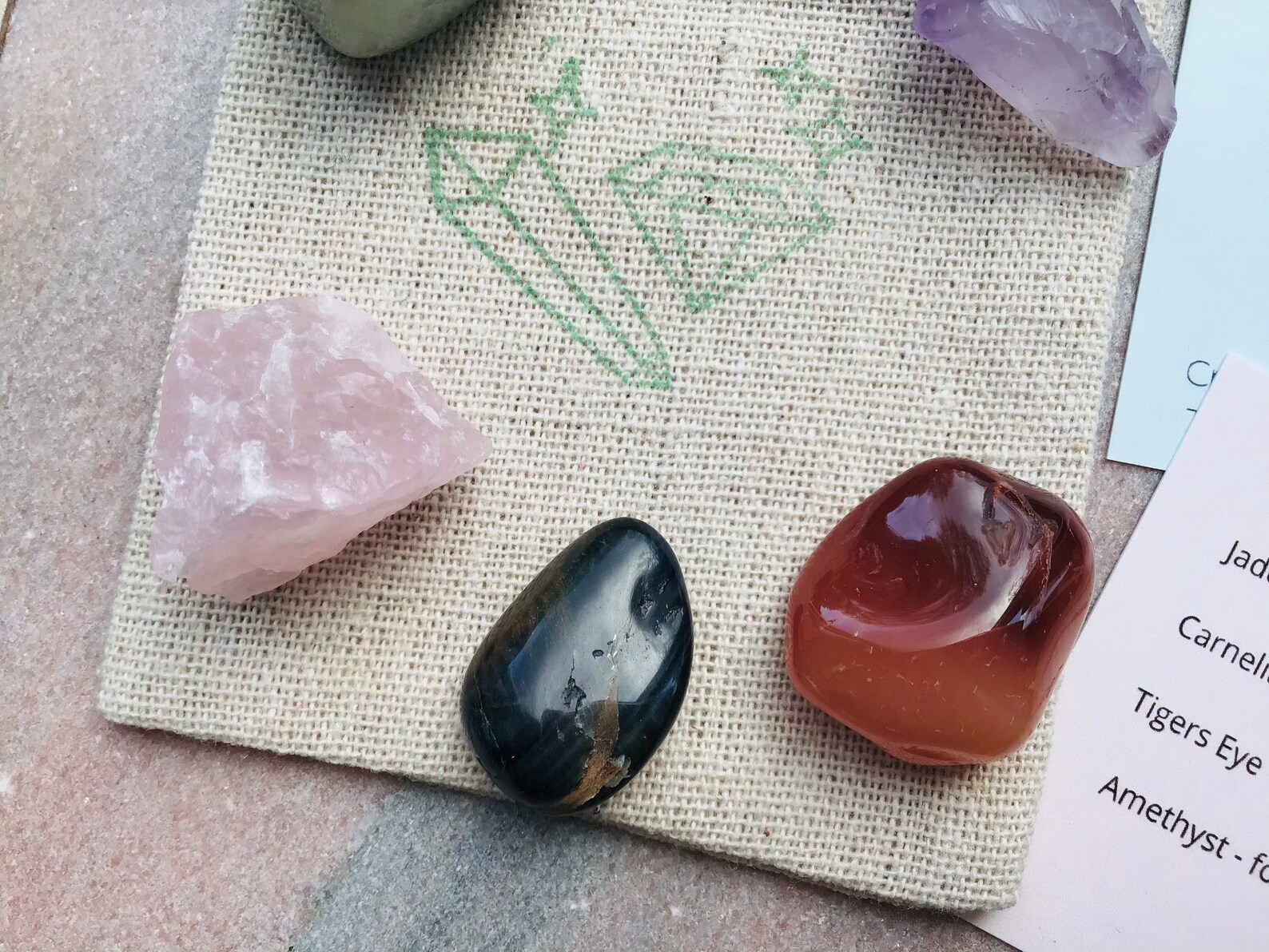 Crystal Set for Taurus Healing Crystals Kit Taurus Etsy