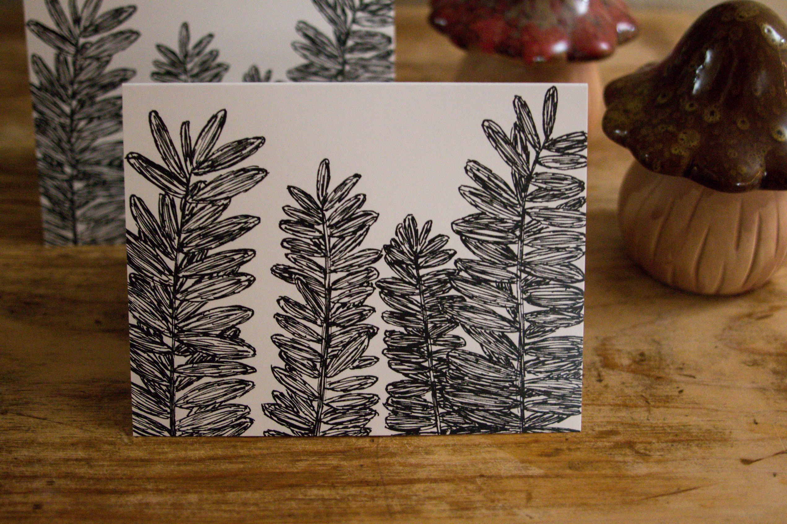 Botanical Rosemary Greeting Card - Etsy UK
