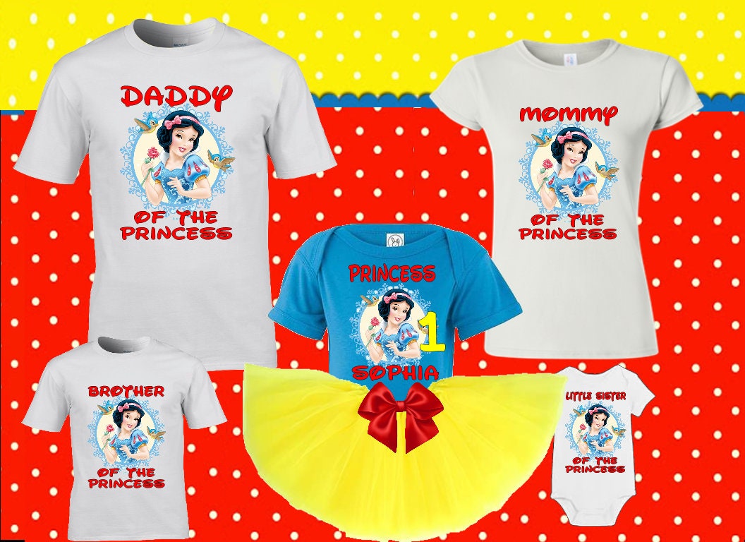 Snow White Birthday Girl Matching 