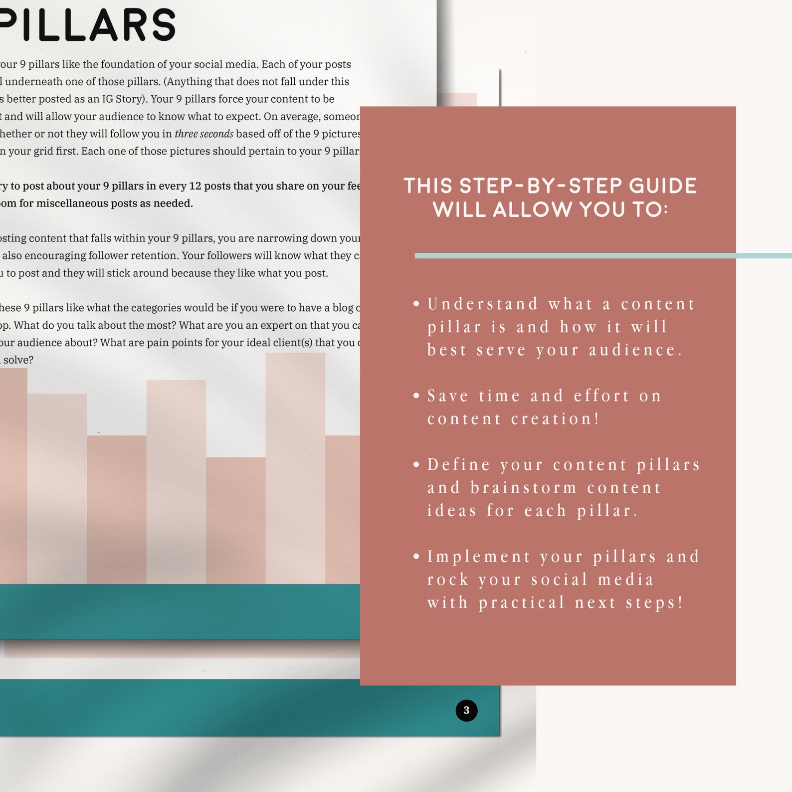 Content Pillar Worksheet Social Media Content Creation Guide - Etsy