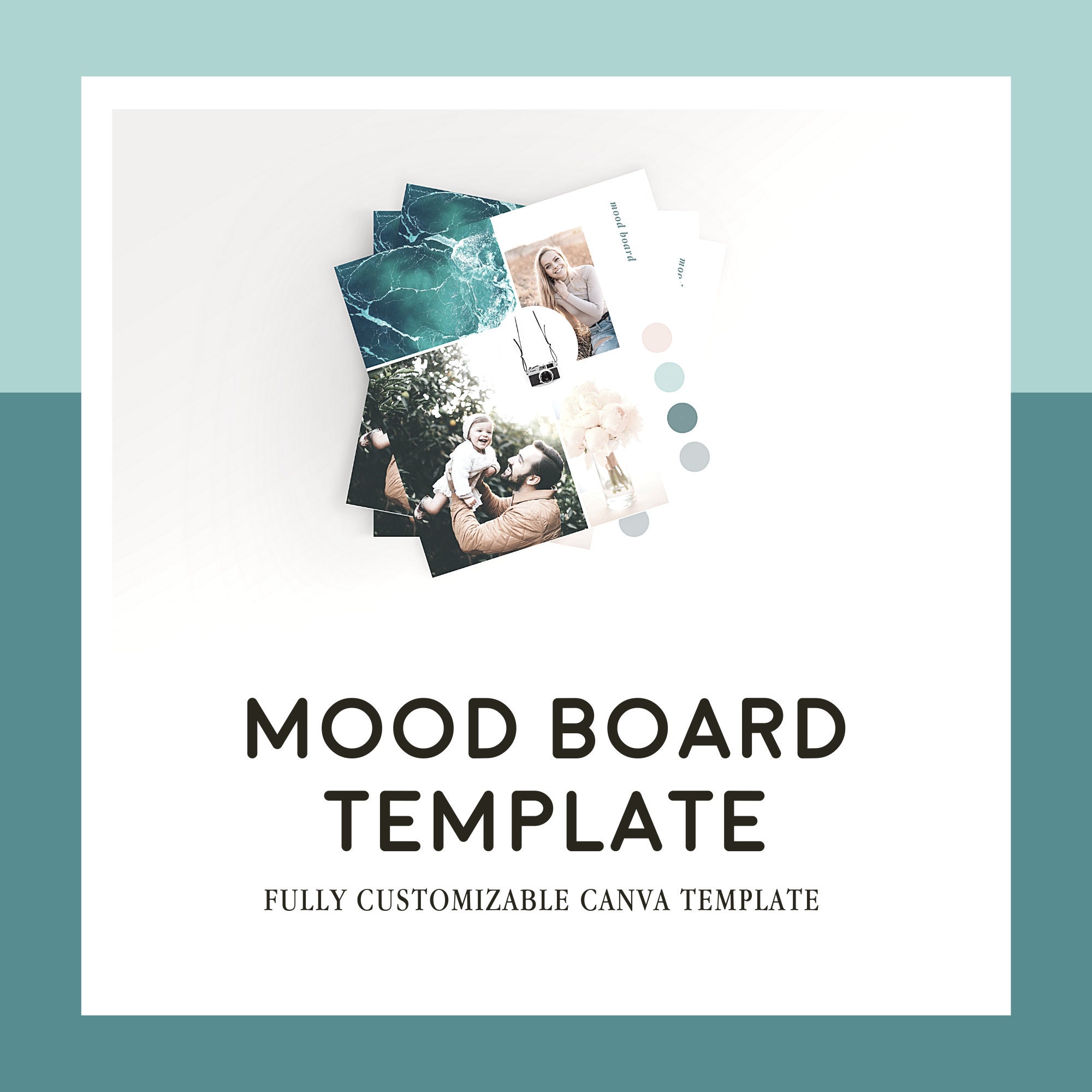 Mood Board Canva Template Mood Board Templates Canva | Etsy