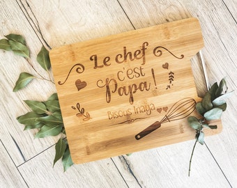 Father's Day cutting board happy Daddy's Day