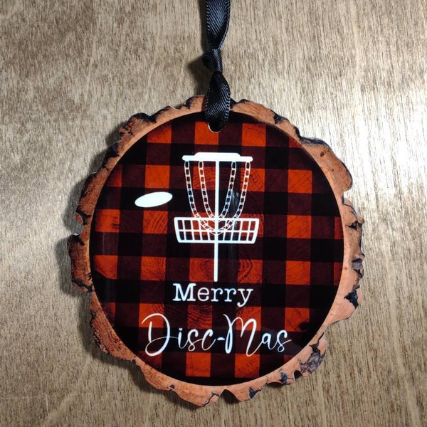 Wood Disc Ornament - Etsy