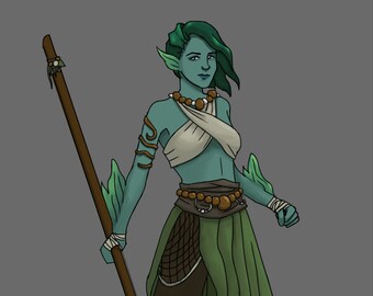 カスタムキャラクターアートデジタルコミッション（ダンジョンズ＆ドラゴンズ、RPG、DND）