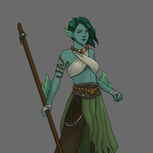 Custom Character Art Digital Commission (Dungeons and Dragons, RPG, DND)