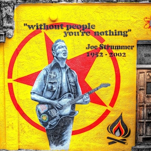 Joe Strummer The Clash Street Plakat Cyfrowe Pobieranie