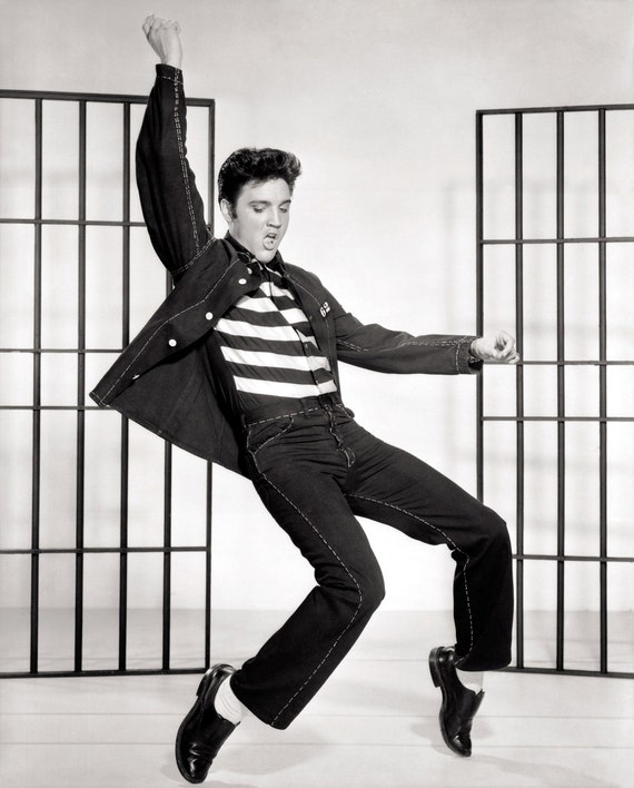 Elvis Presley Jailhouse Rock 1957 Vintage Print - Etsy
