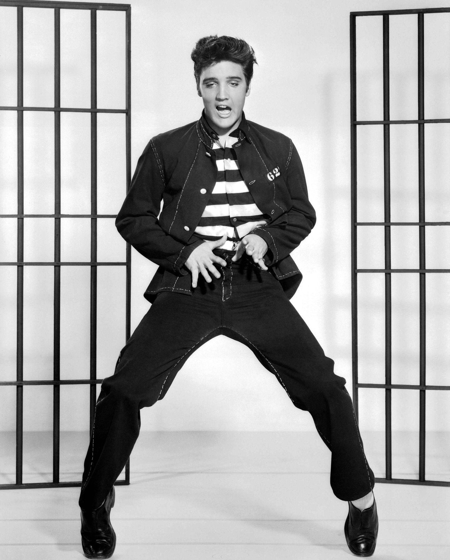 Elvis Presley Jailhouse Rock 1957 Vintage Print