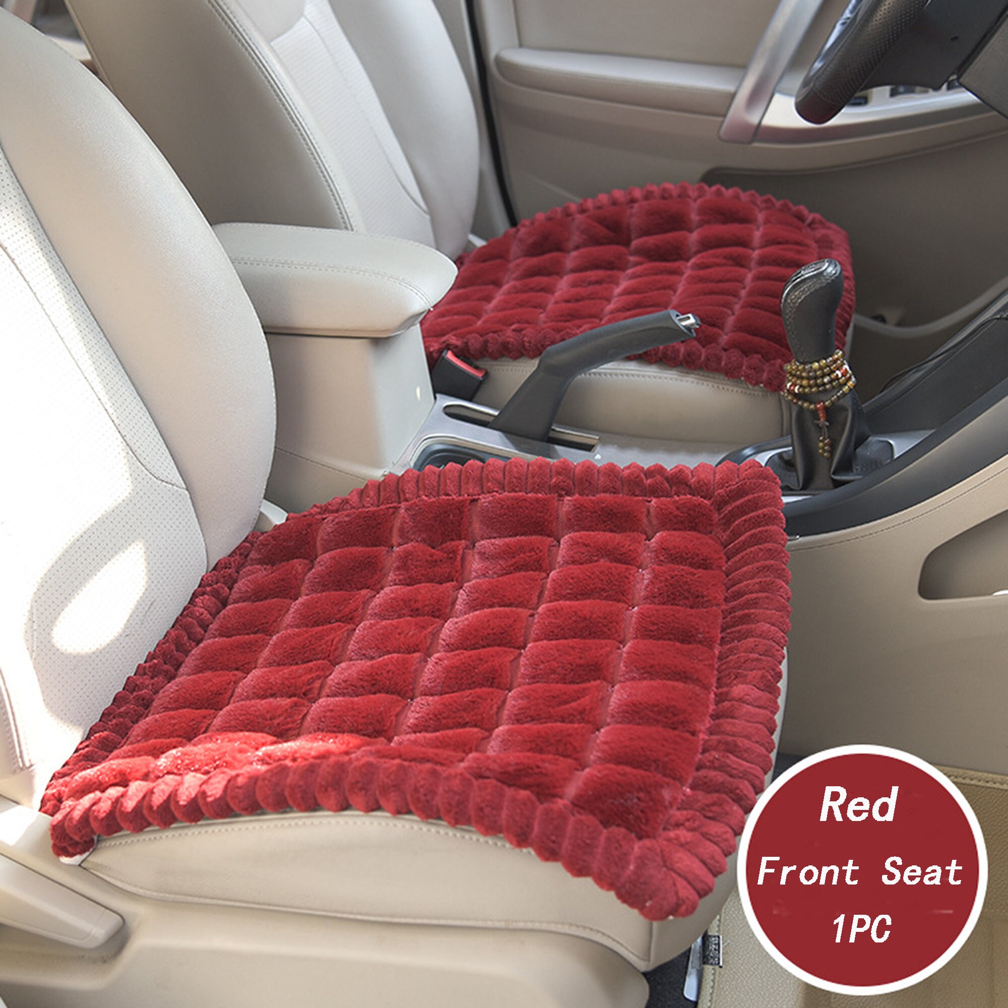 Plush Car Cushion Plush Car Cushion Warm Seat Pad for