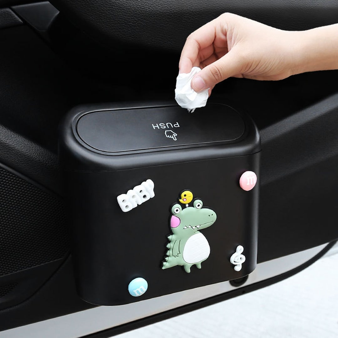 Car Door Trash Can Vehicle Garbage Can Car Trash Can Daisy Etsy