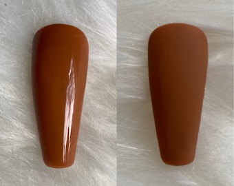 Toffee (Medium-Brown Press-on Nails)