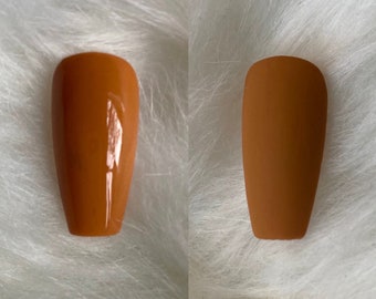 Caramel (Light Brown/Tan Press-on Nails)