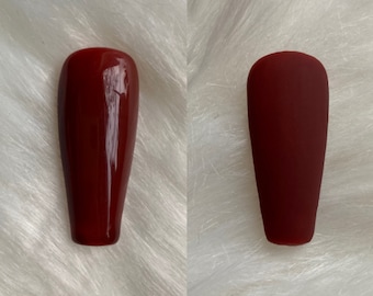 Mahogany (Burgundy Press-on Nails)