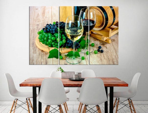 Winegrapes Wine Kitchen Wall Decoration