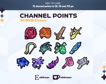 WoW Class Channel Points | World of Warcraft | Channel Points For Twitch!