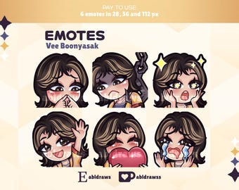 Vee Emotes | Dead by Daylight | Emotes for Twitch, Youtube and Discord Streamers!