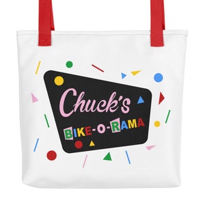 Chuck&#39;s Bike-O-Rama Pee Wee&#39;s Big Adventure Tote Bag Record Store Day Bag
